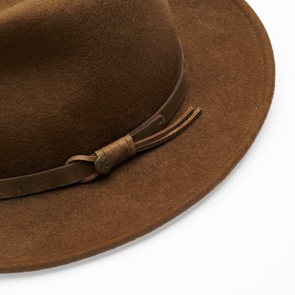 Stetson crushable wool hat in brown (size 7 ⅜") - Picture 5 of 9
